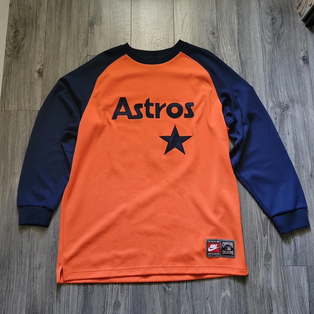 Nike Houston Astros Nolan Ryan Sports Sweater